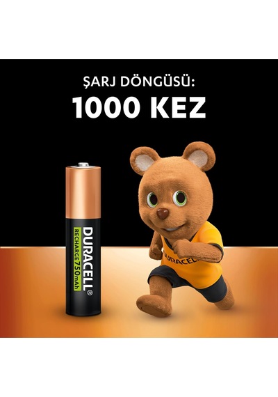Şarj Edilebilir Aaa İnce Kalem Pil 2'li Paket , 750 Mah Nimh