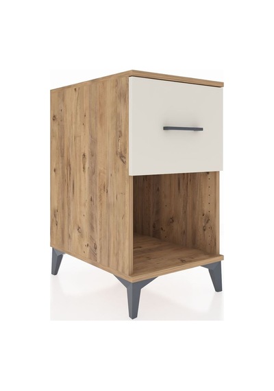 Kronos Komodin Tek Çekmeceli 44x59x80 Çam-aytaşı Çam