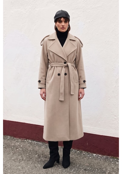 Sateen Uzun Kaban - Bej-138067