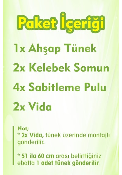 Vixpet Papağan Tüneği 51-60 CM Çapı 18 MM İsteğe Özel Jako Sultan Monk Muhabbet Senegal