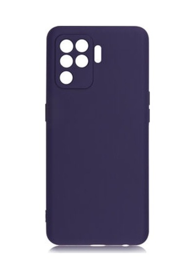 Oppo Reno 5 Lite Kılıf Esnek Yapılı İnce Slim Silikon Kapak Ryc/premier Lacivert