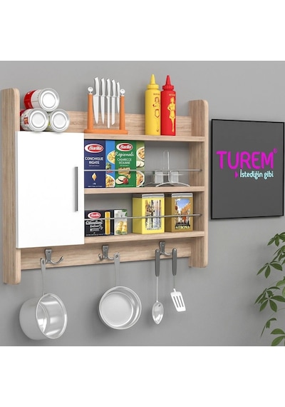 Terek Dolap Suntalam Beyaz