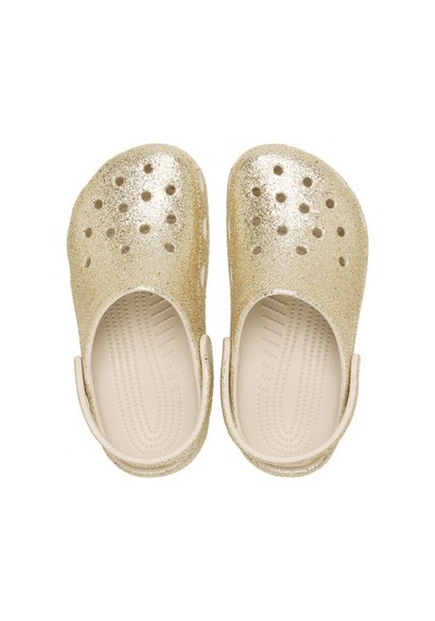 Crocs Classic Chunky Glitter Clog K Çocuk Terlik Sandalet 211939-0lh Bej