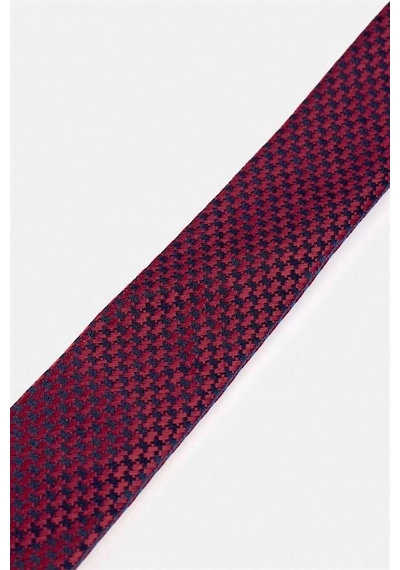 Süvari Bordo Kravat S06180003-des24 Bordo