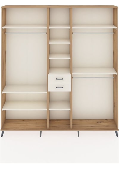 Arges Dolap 10 Raflı 2 Çekmeceli 3 Askılı 220x30x243 Çam-aytaşı/aytaşı Aytası/aytası Arges Dolap 10 Raflı 2 Çekmeceli 3 Askılı 220x30x243 Çam-aytaşı/aytaşı Aytası/aytası