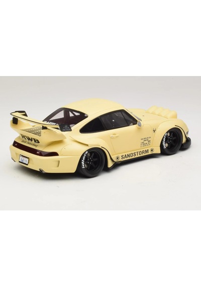 1:18 Ölçek Gt Spirit 2023 Porsche 911 Rwb Sandstorm Resin Kapalı Minyatür Model Araba 25cm