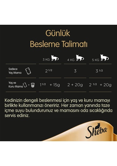 Sheba Pouch Tavuklu Kedi Maması 85g