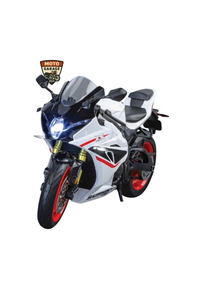 Suzuki Gsx-r1000 Maket - 1:9 Büyük Ölçek Işıklı Beyaz