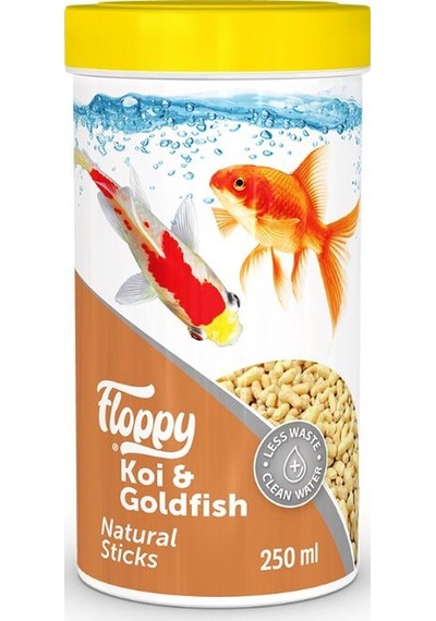 Floppy Koi Goldfish Natural Stick Japon Balık Yemi 250 Ml