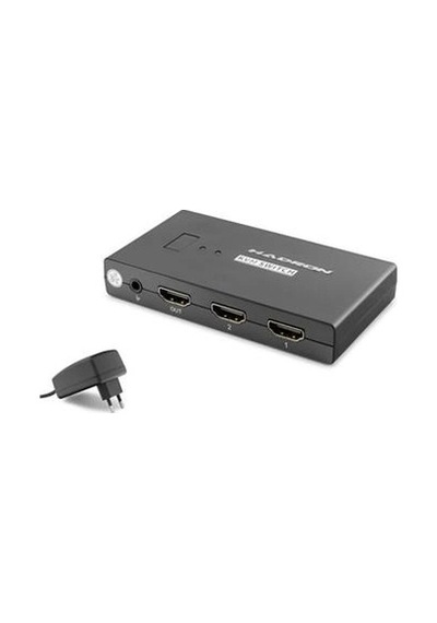 Hadron Hdx1373 2 Port + 4- Hdmi Kvm Switch Usb Hdmi Kablolu Siyah Kdo