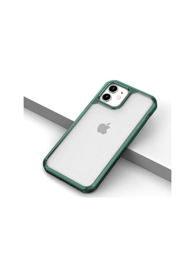 Apple Uyumlu iPhone 11 Kılıf Zore Roll Kenarları Renkli Şeffaf Kılıf