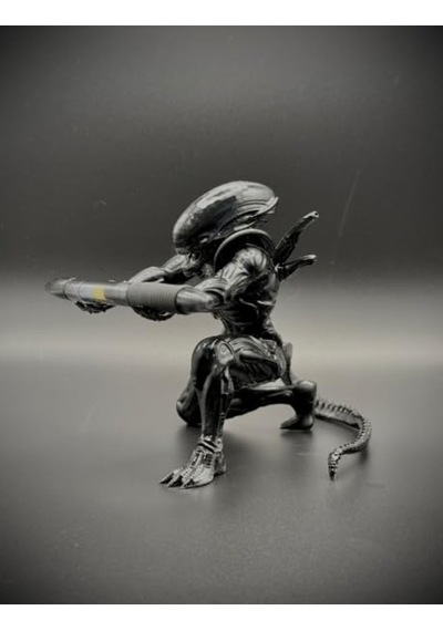 Özel Tasarım Masa Dekoru, H.r. Giger Esintili Xenomorph Kalem Tutucu 165-Koyu Yeşil