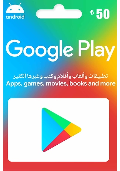 50 Tl Google Play Hediye Kartı (436553480)
