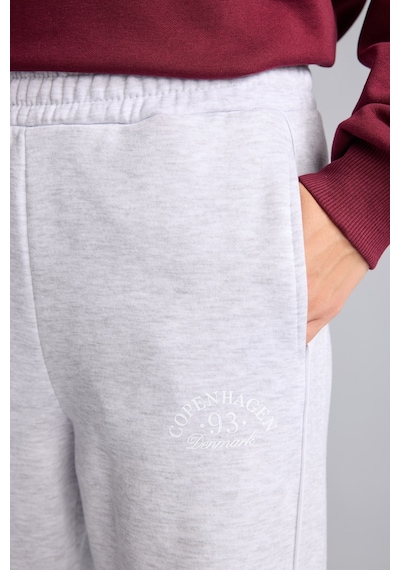 Defacto Beli Lastikli Straight Fit Kalın Kumaş Pantolon I3314ax26wngr93 Gri-gr93
