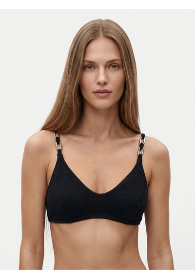 Mıchael Kors Kadın Bikini Üstü Mm06307-001 Siyah