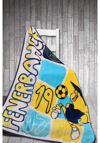 Fenerbahçe Lisanslı Bebek Vizon Battaniye Kırmızı