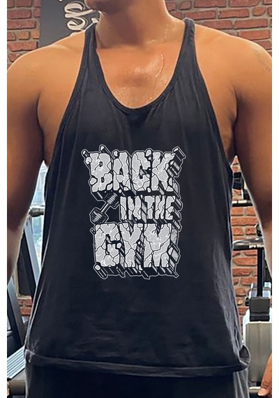Bluu Backin Gym Fitness Tank Top Sporcu Atleti