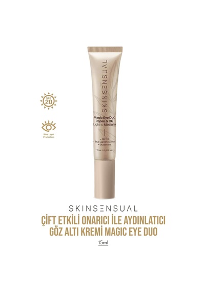 Magic Eye Duo Repair & Cc Göz Altı Kapatıcısı 15 Ml Onarıcı & Aydınlatıcı Light To Medium