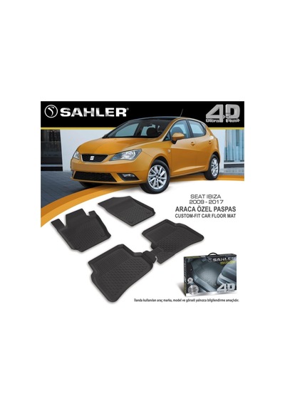 Seat Ibıza Havuzlu Paspas 4.5D Sahler 2009-2017
