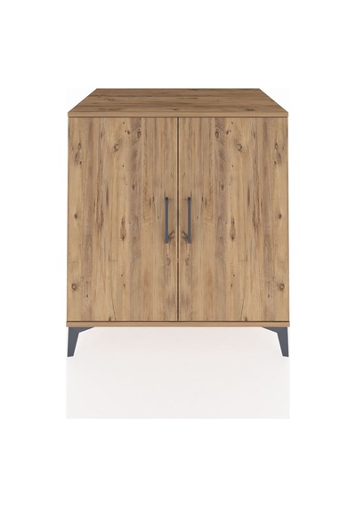 Kronos Şifonyer 2 Raflı 2 Kapaklı 88x59x96 Çam-çam Çam