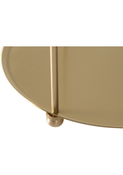 Mudo Home Lıora Kulplu Dekoratif Tepsi 18x21 Cm