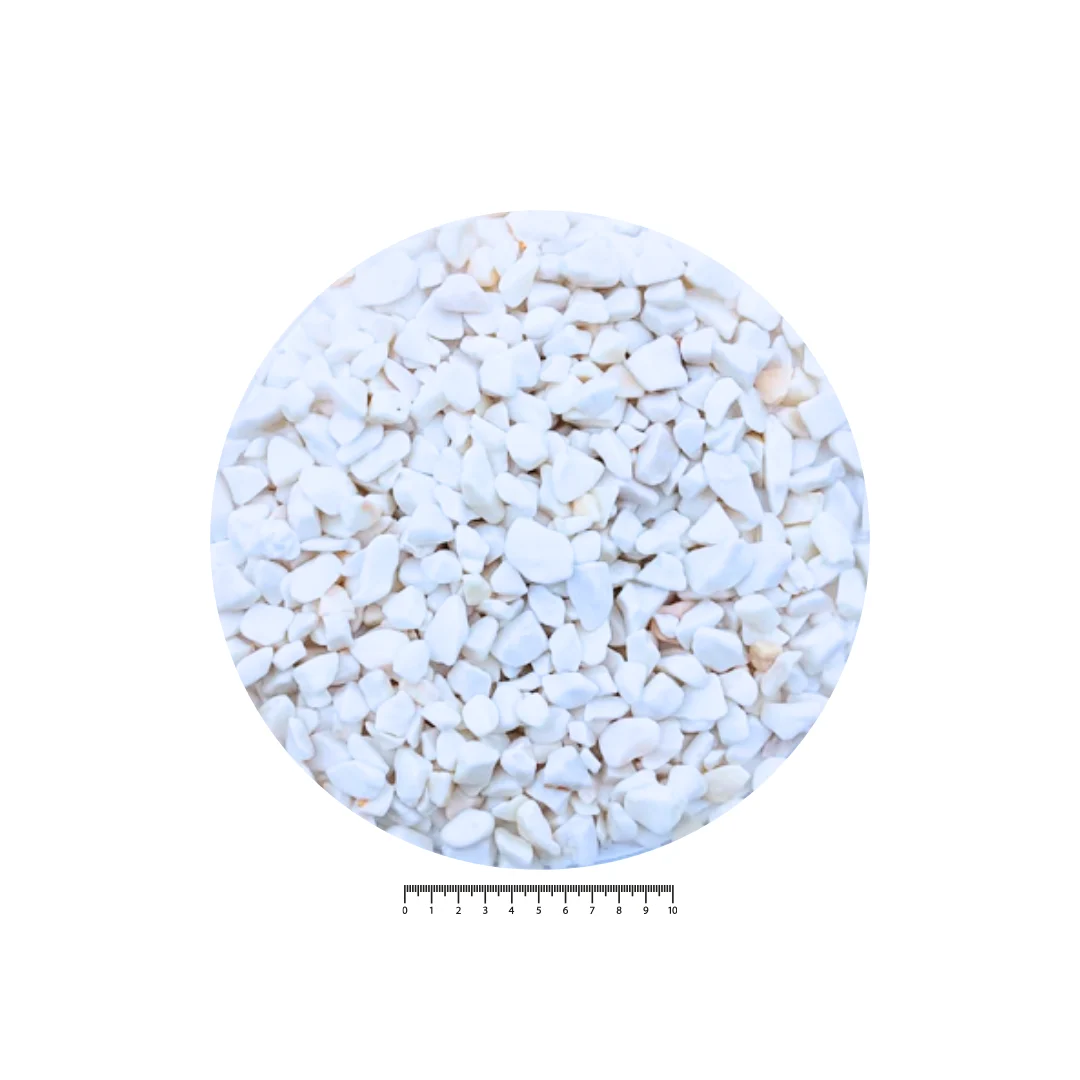 10-20 Mm Dolomit Beyaz Tamburlu Çakıl 10 Kg