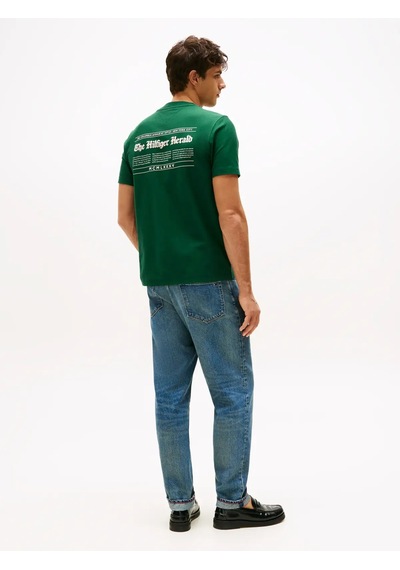 Tommy Hilfiger Hılfıger Herald Back, L6k Yeşil Erkek T-shirt