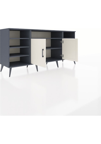 Hyperion Konsol 8 Raflı 2 Kapaklı 176x44x83 Antrasit-aytaşı/antrasit Aytaşı/antrasit Hyperion Konsol 8 Raflı 2 Kapaklı 176x44x83 Antrasit-aytaşı/antrasit Aytaşı/antrasit