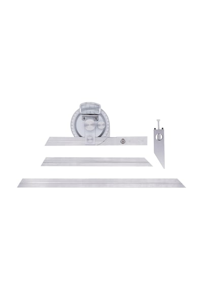 Werka W242-0504 Büyüteçli Üniversal Açı Ölçer 360°X5'