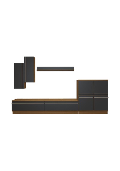 Decoraktiv Eko 6b Mdf Std Tv Ünitesi Tv Sehpası Pera - Antrasit