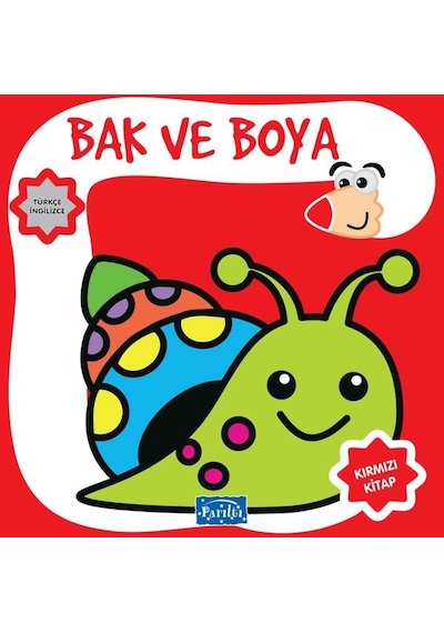 Bak ve Boya - Kırmızı Kitap- Parıltı Yayınları