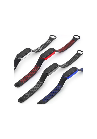 Xiaomi Mi Band 5 / 6 Kordon Nike Spor Delikli Kordon