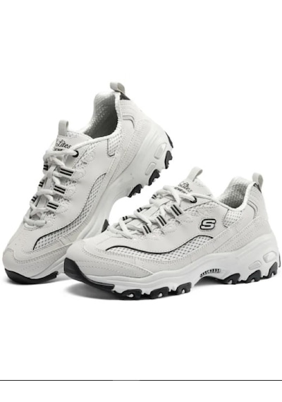 Skechers 896193 Ltgy Kadın Spor Ayakkabı Beyaz