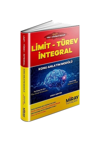 Limit Türev İntegral Konu Anlatım Modülü- Miray Yayınları