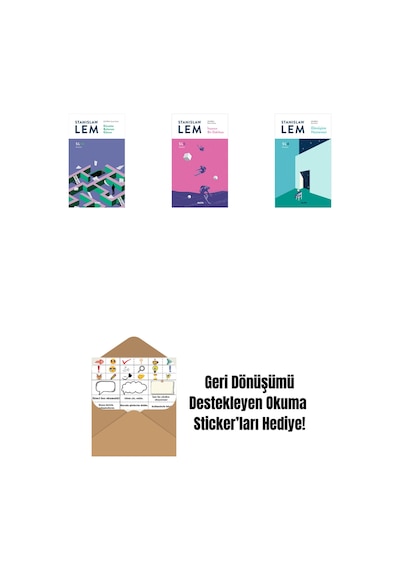 Küvette Bulunan Günce Sl14 + İnsanın Bir Dakikası Sl5 + Dönüşüm Hastanesi Sl4 + Okuma Sticker'ları
