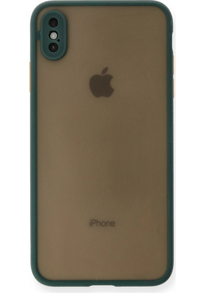 Newface Apple iPhone Uyumlu Xs Max Kılıf Montreal Silikon Kapak Glblseme - 39 - Yeşil