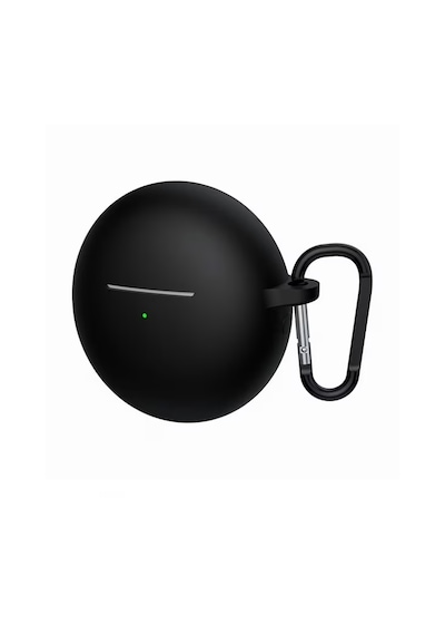 Forzacase Huawei Freebuds 7i İle Uyumlu Anahtar Askılıklı Bluetooth Kulaklık Kılıfı - Fc1134 Siyah