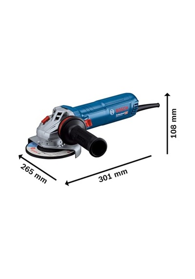 12-125 S Avuç Taşlama Makinesi-devir Ayarlı 1.200 W Disk Çapı 125 Mm 2.800-11.000 Dev Dak