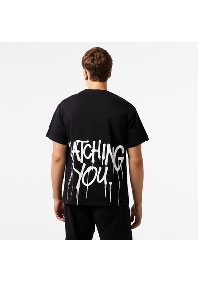 Leo Panda Unisex Siyah T-shirt