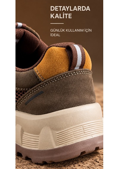 Guja 26k389 Kadın Hakiki Deri Outdoor Spor Ayakkabı Haki