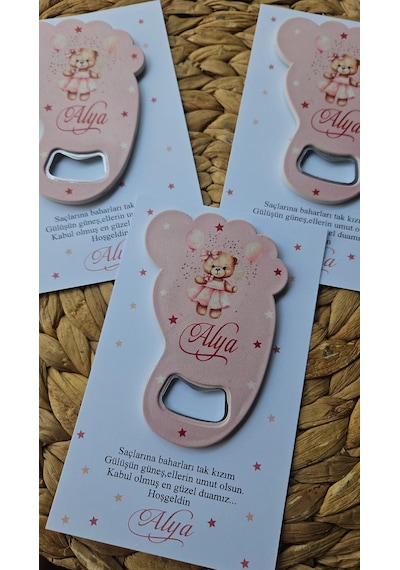 Ayak Açacak Kız Erkek Bebek Hediyelik Magnet 20li