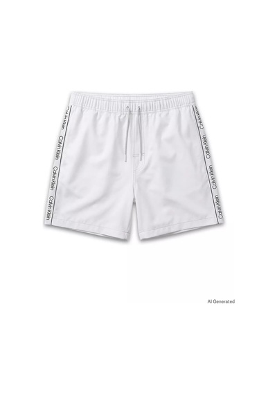 Calvin Klein Erkek Regular Fit Yanları Logo Şeritli Beyaz Deniz Şortu Lv00n61002-100-13402 Beyaz Calvin Klein Erkek Regular Fit Yanları Logo Şeritli Beyaz Deniz Şortu Lv00n61002-100-13402 Beyaz