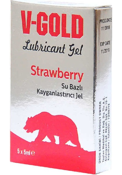 Kayganlaştırıcı Jel Strawberry 5 Ml X 5li