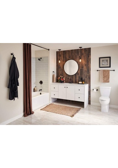 Kın5pc-orb Kinla Banyo Aksesuar Seti, 5 Parça, Yağlı Bronz Çok Renkli