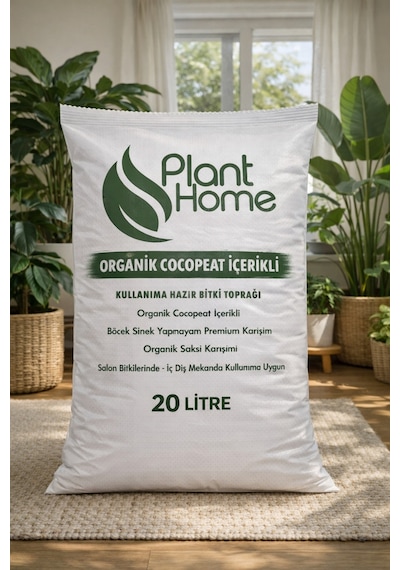 20 Litre Organik Cocopet İçerikli Çiçek Toprağı Pomza Ve Perlitli Premium Saksı Toprağı 20 L