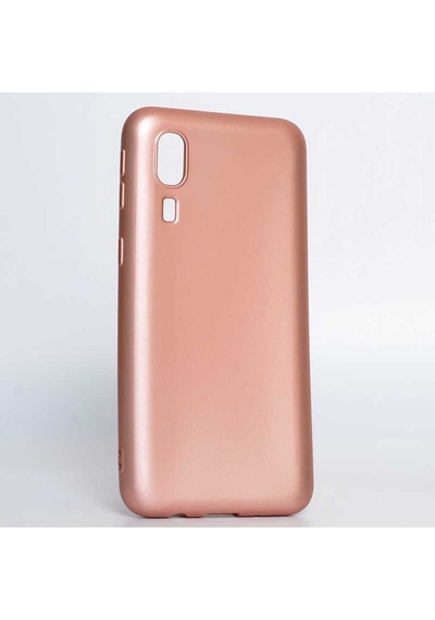 Samsung Uyumlu Galaxy A2 Core Kılıf Zore Premier Silikon Kapak Rose Gold