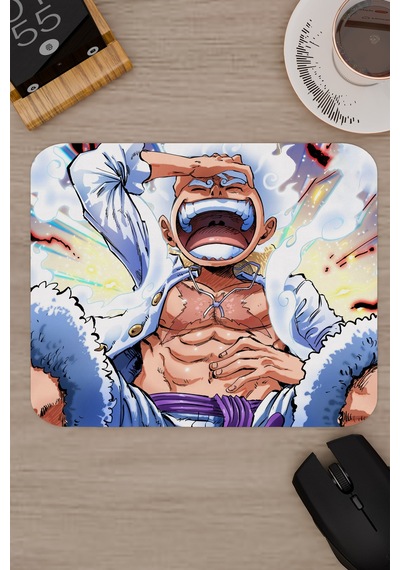 One Piece Kaymaz Dikişli Kauçuk Oyuncu Mousepad V1 - 22x18 Gaming Mouse Pad Fare Altlığı