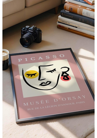 Pablo Picasso Musee D' Orsay Çerçeveli Tablo - Eklektik Tarz Duvar Dekoru
