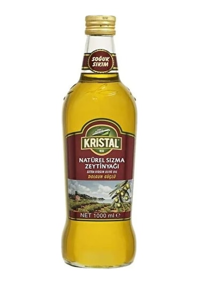 Kristal Naturel Sızma Zeytinyağı DG Cam 1 L