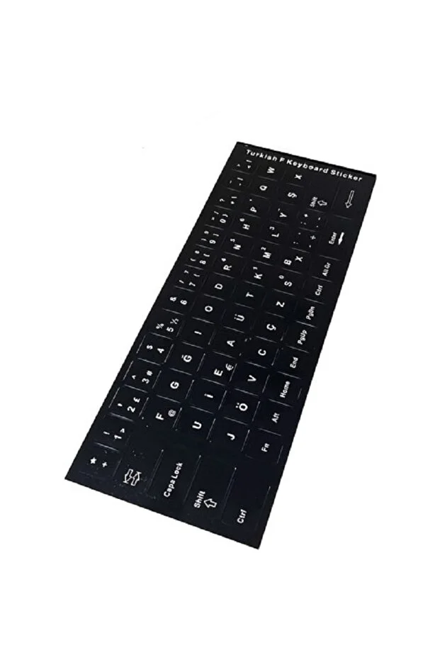 F Klavye Stiker Pvc Türkçe Klavye Yapışkan Harf Dizilimi Turkish F Keyboard Sticker F Klavye Sticker